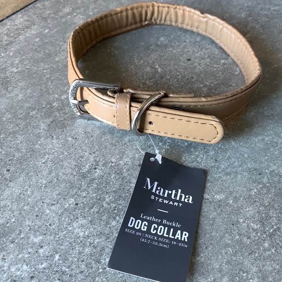 Martha Stewart Other - 🎉HP🎉Martha Stewart leather buckle dog collar NWT